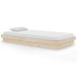vidaXL Estructura de cama madera maciza 100x200 cm