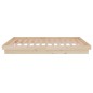 vidaXL Estructura de cama madera maciza 100x200 cm