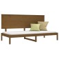 vidaXL Sofá cama madera maciza de pino marrón miel 90x200 cm vidaXL Sofá cama madera maciza de pino marrón miel 90x200 cm
