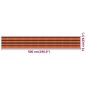 vidaXL Toldo para balcón HDPE multicolor 75x500 cm vidaXL Toldo para balcón HDPE multicolor 75x500 cm