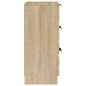 vidaXL Aparador de madera contrachapada roble Sonoma 30x30x70 cm vidaXL Aparador de madera contrachapada roble Sonoma 30x30x70 cm