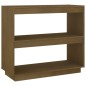 vidaXL Estantería de madera maciza de pino marrón miel 80x35x71 cm vidaXL Estantería de madera maciza de pino marrón miel 80x35x71 cm
