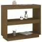 vidaXL Estantería de madera maciza de pino marrón miel 80x35x71 cm vidaXL Estantería de madera maciza de pino marrón miel 80x35x71 cm