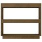 vidaXL Estantería de madera maciza de pino marrón miel 80x35x71 cm vidaXL Estantería de madera maciza de pino marrón miel 80x35x71 cm