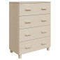 vidaXL Aparador HAMAR madera pino maciza marrón miel 79x40x103,5 cm vidaXL Aparador HAMAR madera pino maciza marrón miel 79x40x103,5 cm