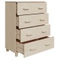 vidaXL Aparador HAMAR madera pino maciza marrón miel 79x40x103,5 cm vidaXL Aparador HAMAR madera pino maciza marrón miel 79x40x103,5 cm