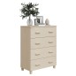 vidaXL Aparador HAMAR madera pino maciza marrón miel 79x40x103,5 cm vidaXL Aparador HAMAR madera pino maciza marrón miel 79x40x103,5 cm