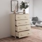 vidaXL Aparador HAMAR madera pino maciza marrón miel 79x40x103,5 cm vidaXL Aparador HAMAR madera pino maciza marrón miel 79x40x103,5 cm