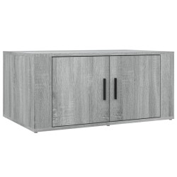 vidaXL Mesa de centro madera contrachapada gris Sonoma 80x50x36 cm