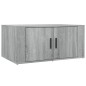 vidaXL Mesa de centro madera contrachapada gris Sonoma 80x50x36 cm vidaXL Mesa de centro madera contrachapada gris Sonoma 80x50x36 cm