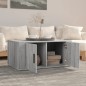 vidaXL Mesa de centro madera contrachapada gris Sonoma 80x50x36 cm vidaXL Mesa de centro madera contrachapada gris Sonoma 80x50x36 cm