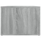 vidaXL Mesa de centro madera contrachapada gris Sonoma 80x50x36 cm vidaXL Mesa de centro madera contrachapada gris Sonoma 80x50x36 cm
