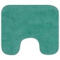 vidaXL Conjunto de alfombrillas de baño de tela 3 piezas turquesa vidaXL Conjunto de alfombrillas de baño de tela 3 piezas turquesa