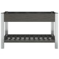 vidaXL Arriate de jardín con estante WPC gris 120x50x75 cm vidaXL Arriate de jardín con estante WPC gris 120x50x75 cm