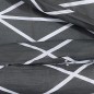 vidaXL Juego de funda nórdica algodón gris 135x200 cm