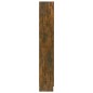 vidaXL Vitrina madera contrachapada roble ahumado 82,5x30,5x185,5 cm