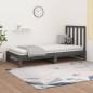 vidaXL Sofá cama extraíble madera maciza de pino gris 2x(90x190) cm vidaXL Sofá cama extraíble madera maciza de pino gris 2x(90x190) cm