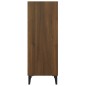 vidaXL Aparador de madera de ingeniería marrón roble 34,5x32,5x90 cm vidaXL Aparador de madera de ingeniería marrón roble 34,5x32,5x90 cm