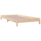 vidaXL Cama apilable de madera pino maciza 80x200 cm