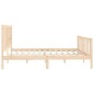 vidaXL Estructura de cama madera maciza 180x200 cm vidaXL Estructura de cama madera maciza 180x200 cm