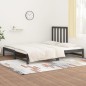 vidaXL Sofá cama extraíble madera maciza de pino gris 2x(90x190) cm vidaXL Sofá cama extraíble madera maciza de pino gris 2x(90x190) cm