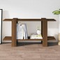 vidaXL Estantería madera contrachapada roble marrón 100x30x51cm