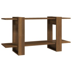 vidaXL Estantería madera contrachapada roble marrón 100x30x51cm