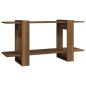 vidaXL Estantería madera contrachapada roble marrón 100x30x51cm