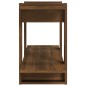 vidaXL Estantería madera contrachapada roble marrón 100x30x51cm