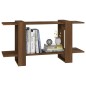 vidaXL Estantería madera contrachapada roble marrón 100x30x51cm
