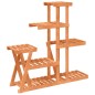 vidaXL Soporte para flores madera maciza de abeto 95x25x96 cm vidaXL Soporte para flores madera maciza de abeto 95x25x96 cm