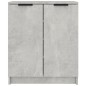 vidaXL Mueble zapatero madera contrachapada gris hormigón 59x35x70 cm vidaXL Mueble zapatero madera contrachapada gris hormigón 59x35x70 cm