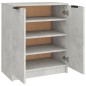 vidaXL Mueble zapatero madera contrachapada gris hormigón 59x35x70 cm vidaXL Mueble zapatero madera contrachapada gris hormigón 59x35x70 cm