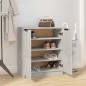 vidaXL Mueble zapatero madera contrachapada gris hormigón 59x35x70 cm vidaXL Mueble zapatero madera contrachapada gris hormigón 59x35x70 cm