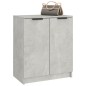 vidaXL Mueble zapatero madera contrachapada gris hormigón 59x35x70 cm vidaXL Mueble zapatero madera contrachapada gris hormigón 59x35x70 cm
