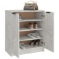 vidaXL Mueble zapatero madera contrachapada gris hormigón 59x35x70 cm vidaXL Mueble zapatero madera contrachapada gris hormigón 59x35x70 cm