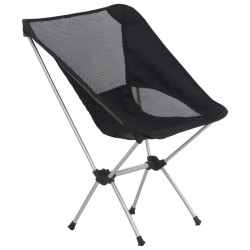 vidaXL Sillas camping plegables 2 uds con bolsa aluminio 54x50x65 cm
