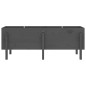 vidaXL Arriate elevado de jardín madera maciza pino gris 160x50x57 cm vidaXL Arriate elevado de jardín madera maciza pino gris 160x50x57 cm