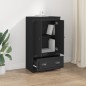 vidaXL Aparador de madera contrachapada negro 60x35,5x103,5 cm vidaXL Aparador de madera contrachapada negro 60x35,5x103,5 cm