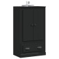 vidaXL Aparador de madera contrachapada negro 60x35,5x103,5 cm vidaXL Aparador de madera contrachapada negro 60x35,5x103,5 cm