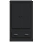 vidaXL Aparador de madera contrachapada negro 60x35,5x103,5 cm vidaXL Aparador de madera contrachapada negro 60x35,5x103,5 cm