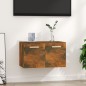vidaXL Armario de pared madera ingeniería roble ahumado 60x36,5x35 cm vidaXL Armario de pared madera ingeniería roble ahumado 60x36,5x35 cm