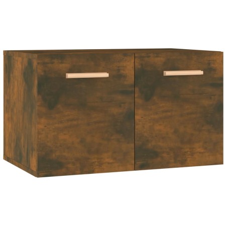vidaXL Armario de pared madera ingeniería roble ahumado 60x36,5x35 cm