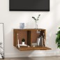 vidaXL Armario de pared madera ingeniería roble ahumado 60x36,5x35 cm vidaXL Armario de pared madera ingeniería roble ahumado 60x36,5x35 cm