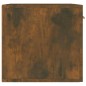 vidaXL Armario de pared madera ingeniería roble ahumado 60x36,5x35 cm vidaXL Armario de pared madera ingeniería roble ahumado 60x36,5x35 cm