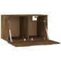 vidaXL Armario de pared madera ingeniería roble ahumado 60x36,5x35 cm vidaXL Armario de pared madera ingeniería roble ahumado 60x36,5x35 cm