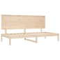 vidaXL Sofá cama madera maciza de pino 80x200 cm