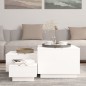 vidaXL Cajas de almacenaje con tapa 3 pzas madera maciza pino blanca