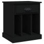 vidaXL Mesita de noche negro 43x36x50 cm vidaXL Mesita de noche negro 43x36x50 cm