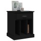 vidaXL Mesita de noche negro 43x36x50 cm vidaXL Mesita de noche negro 43x36x50 cm